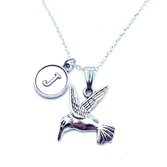 Hummingbird Necklace Bird Lover May Be Personalized - Picture 6 of 10